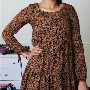 Cheetah Print Mini-Dress